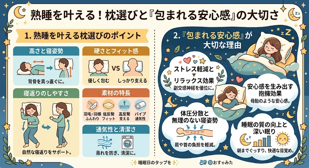 不眠の私が熟睡へ
