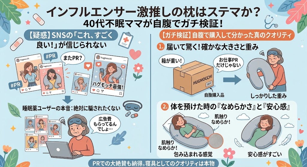 インフルエンサー枕はステマ？