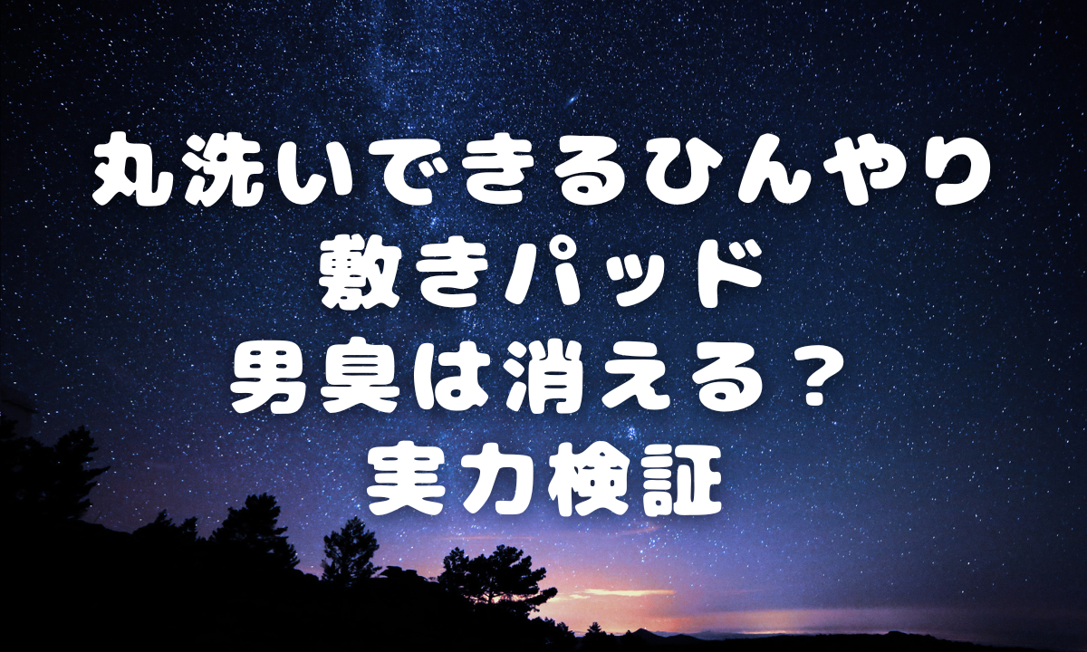丸洗いできるひんやり敷きパッド