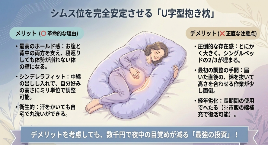 「U字型抱き枕」