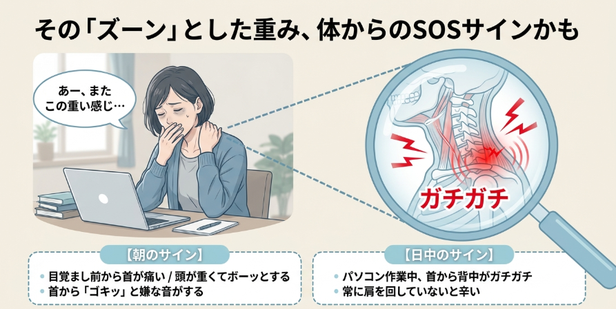 「あれ、これって私のこと？」朝の首肩痛は体からのサインだった
