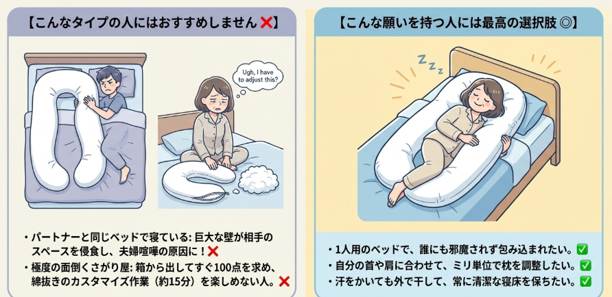 購入を避けるべき人とハグモッチが最高の相棒になる人の境界線