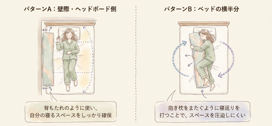 ベッドの「端」を有効活用!空間を確保する配置のコツ