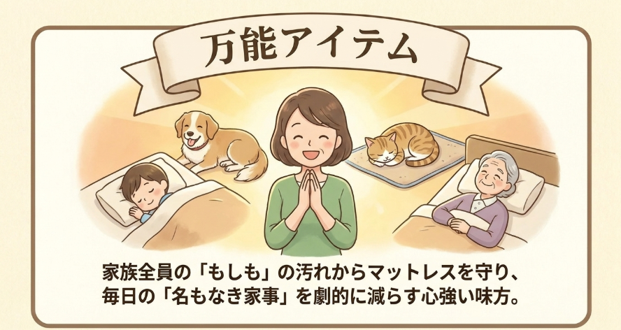 まとめ：OKIPPA防水敷きパッドは家族全員に使える万能アイテム