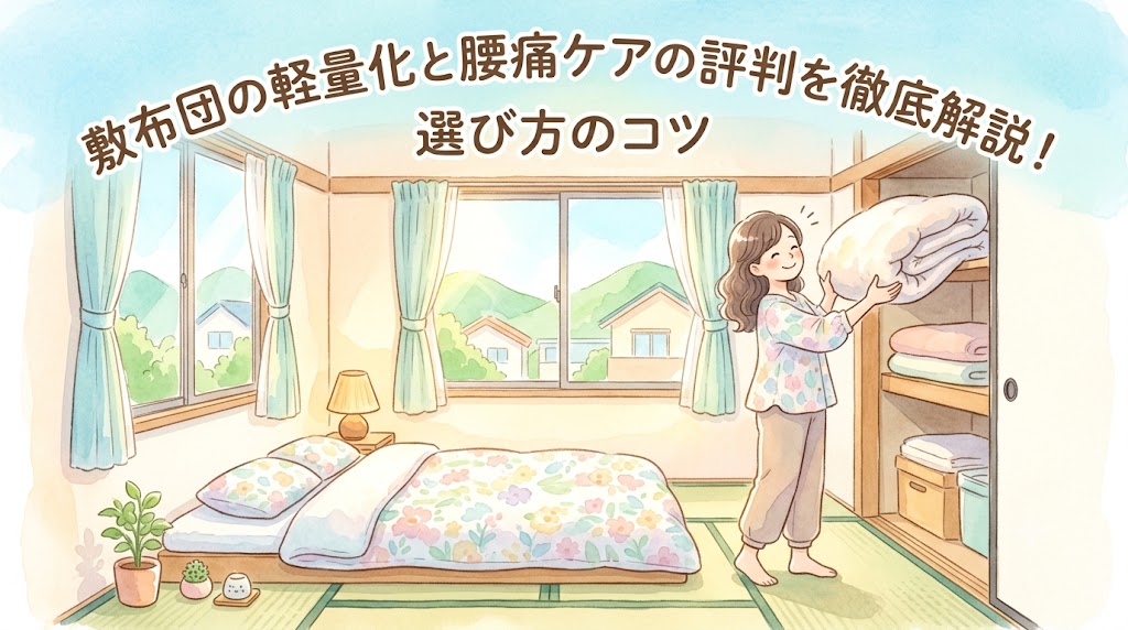 敷布団の軽量化と腰痛ケアの評判を徹底解説！