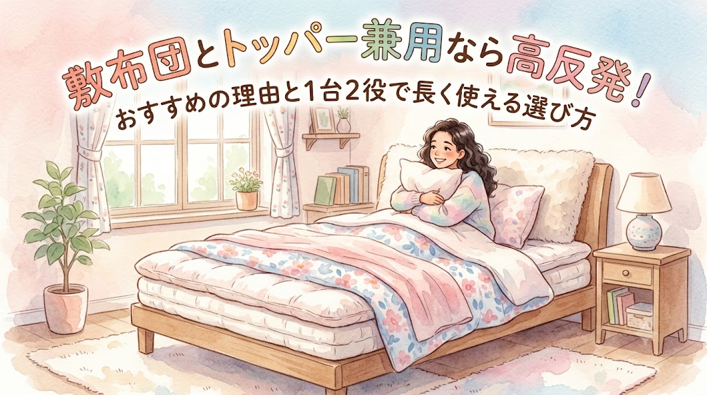敷布団とトッパー兼用なら高反発！